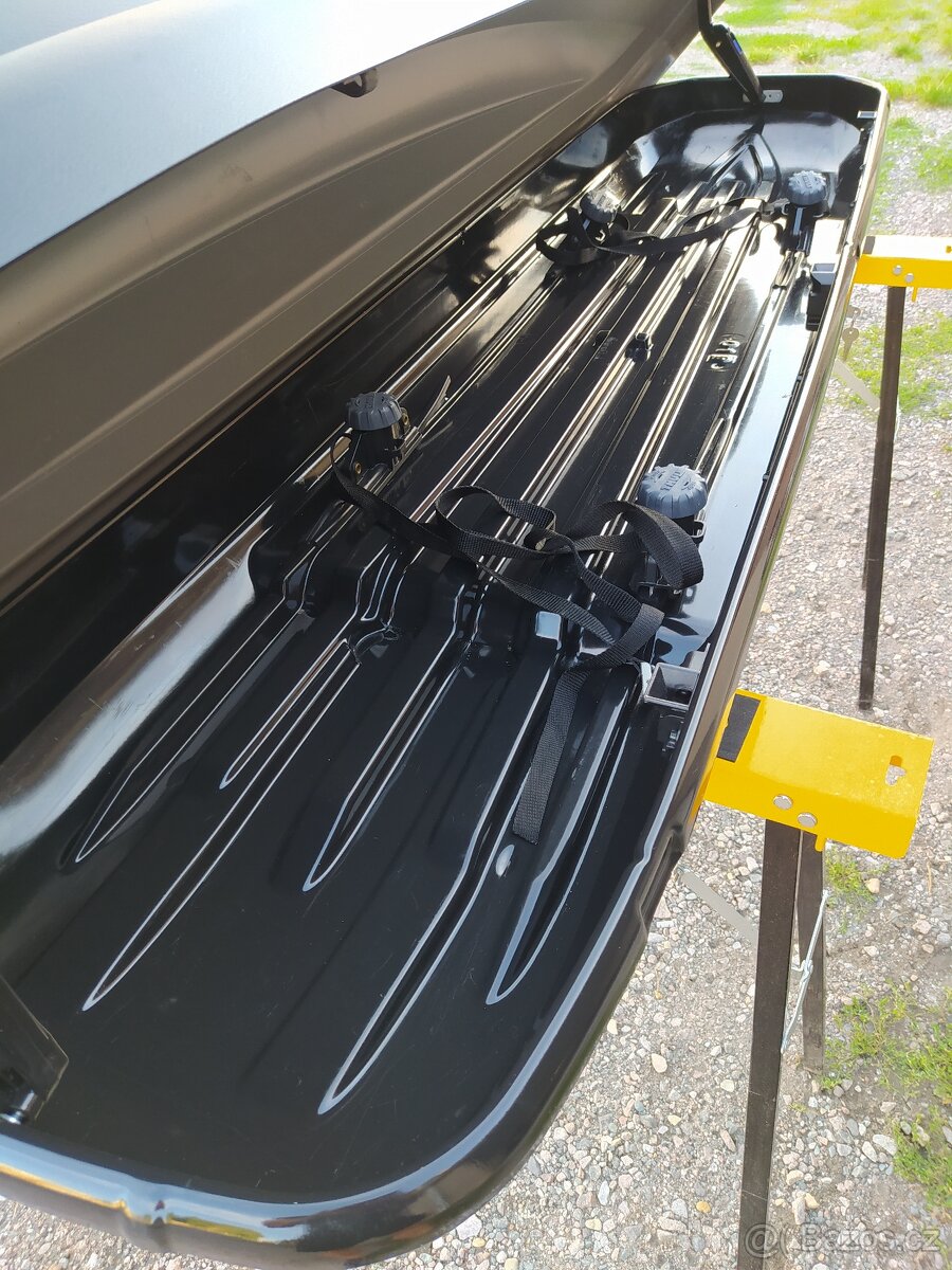 THULE PACIFIC 500 ČERNÝ MATNÝ,STŘEŠNÍ BOX,RAKEV,TOP STAV - 2