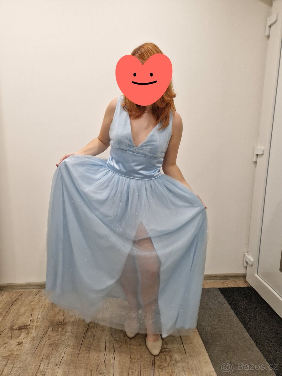 Dlouhé společenské šaty vel 40 - 2