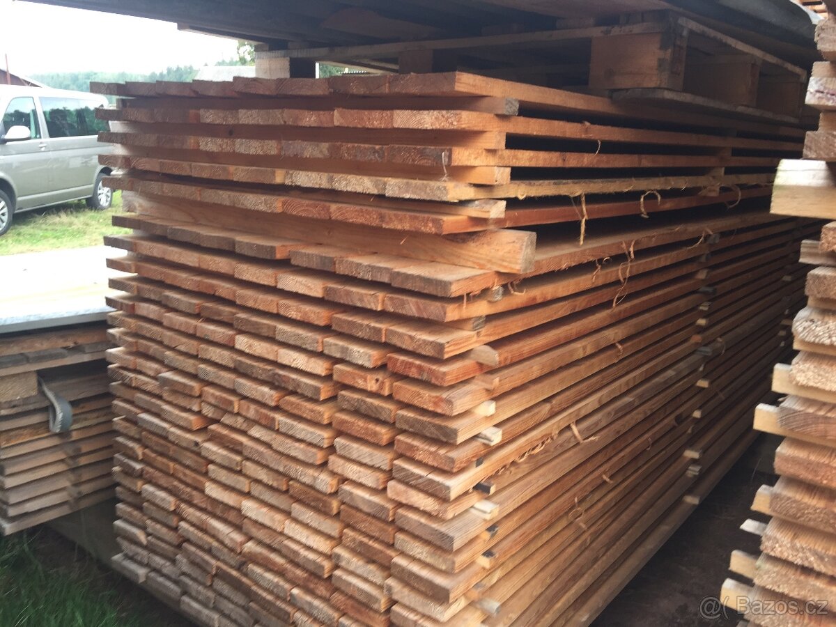 Prkna - modřín - 2