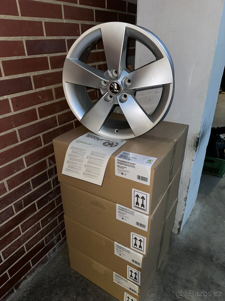 Nová alu 17" 5x112, škoda " Ratikon" sleva 48%,DPH - 2