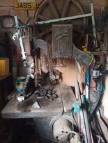 Stará litinová pásová pila - 2