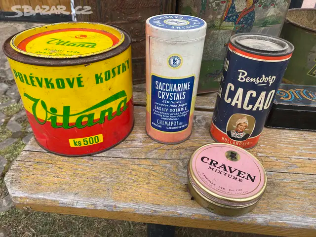 Stare plechovky - 2