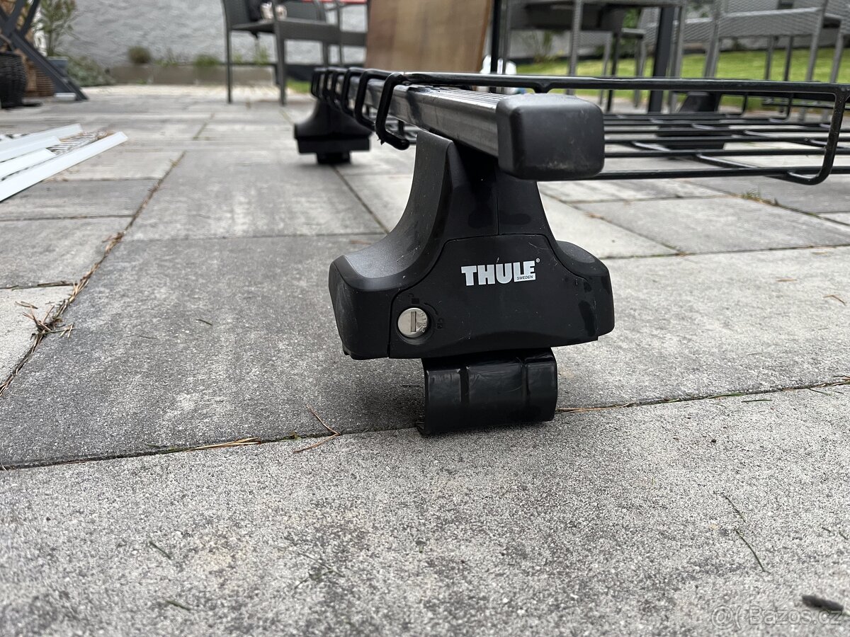 Střešní nosiče - zahrádka a koš Thule - 2