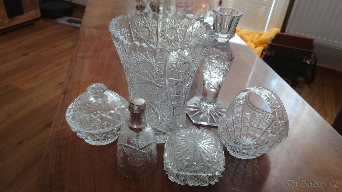 sada broušeného skla - 2