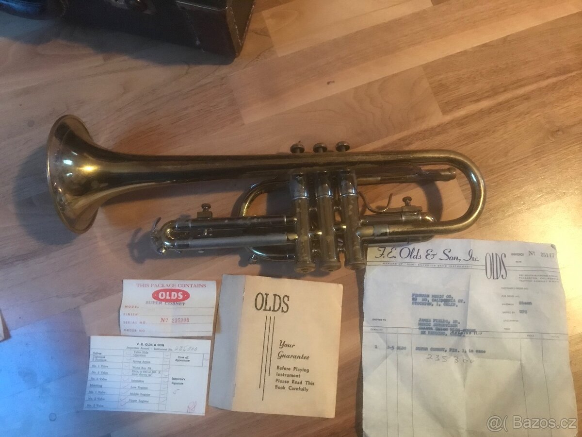 Prodám kornet (trubku) Olds Super (1948) - 2