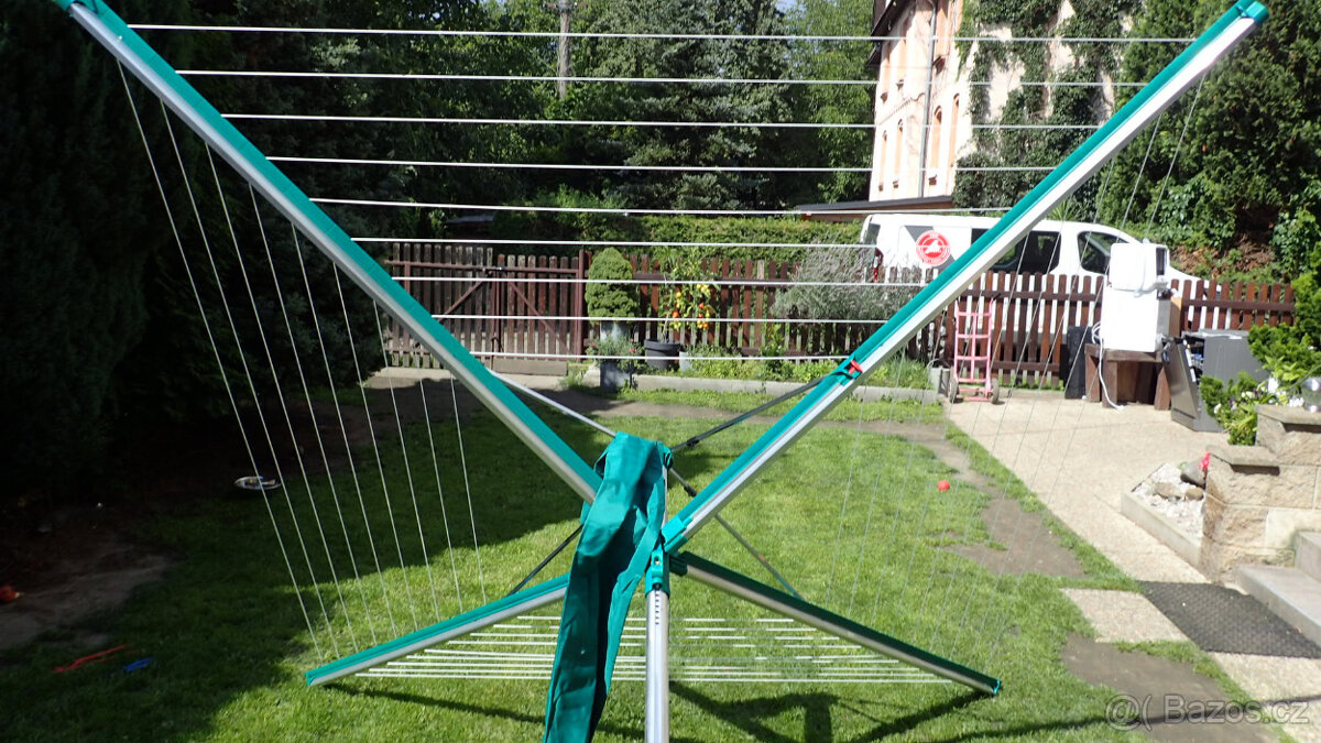 Sušák,venkovní,LEIFHEIT Linomatic 600 Deluxe Cover. Výstavní - 2