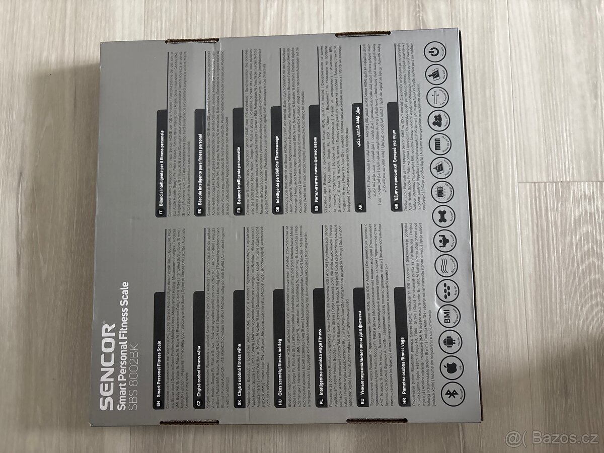 Smart Digitální osobní váha Sencor SBS 8002BK - 2
