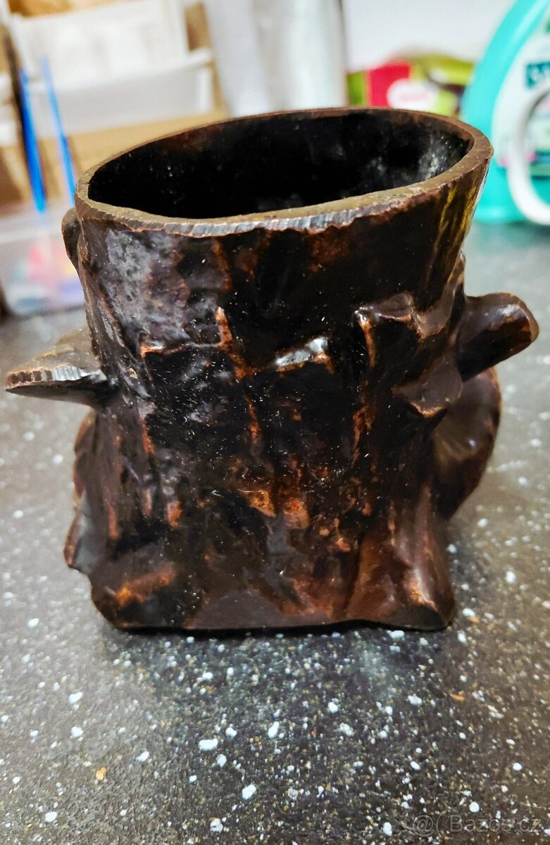 Popelník 80 léta SSSR dub strom, svícen - 2