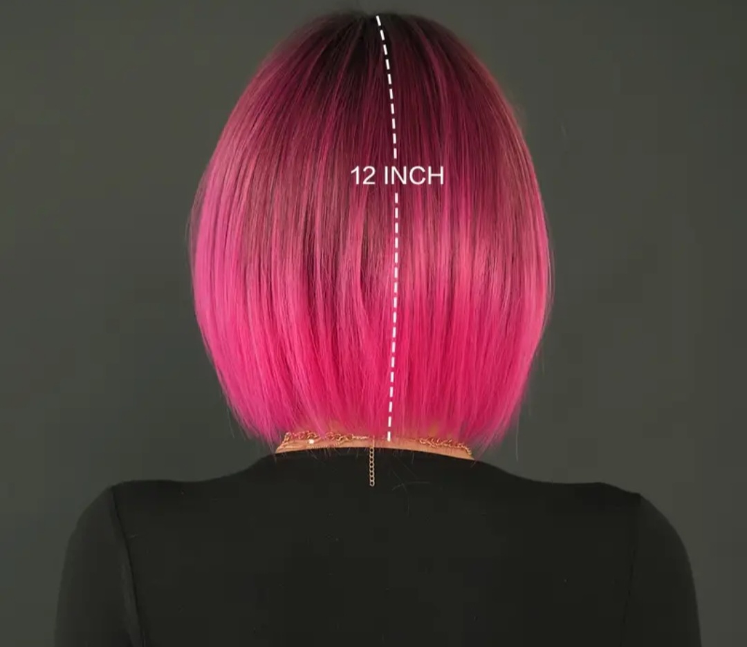 Paruka mikádo růžové ombre nová - 2