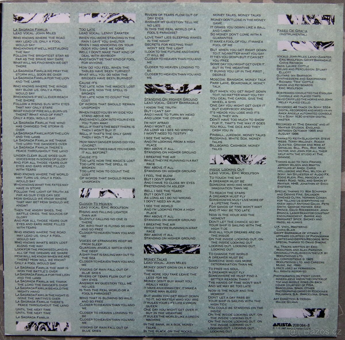 LP deska - Alan Parsons Project - Gaudi - 2