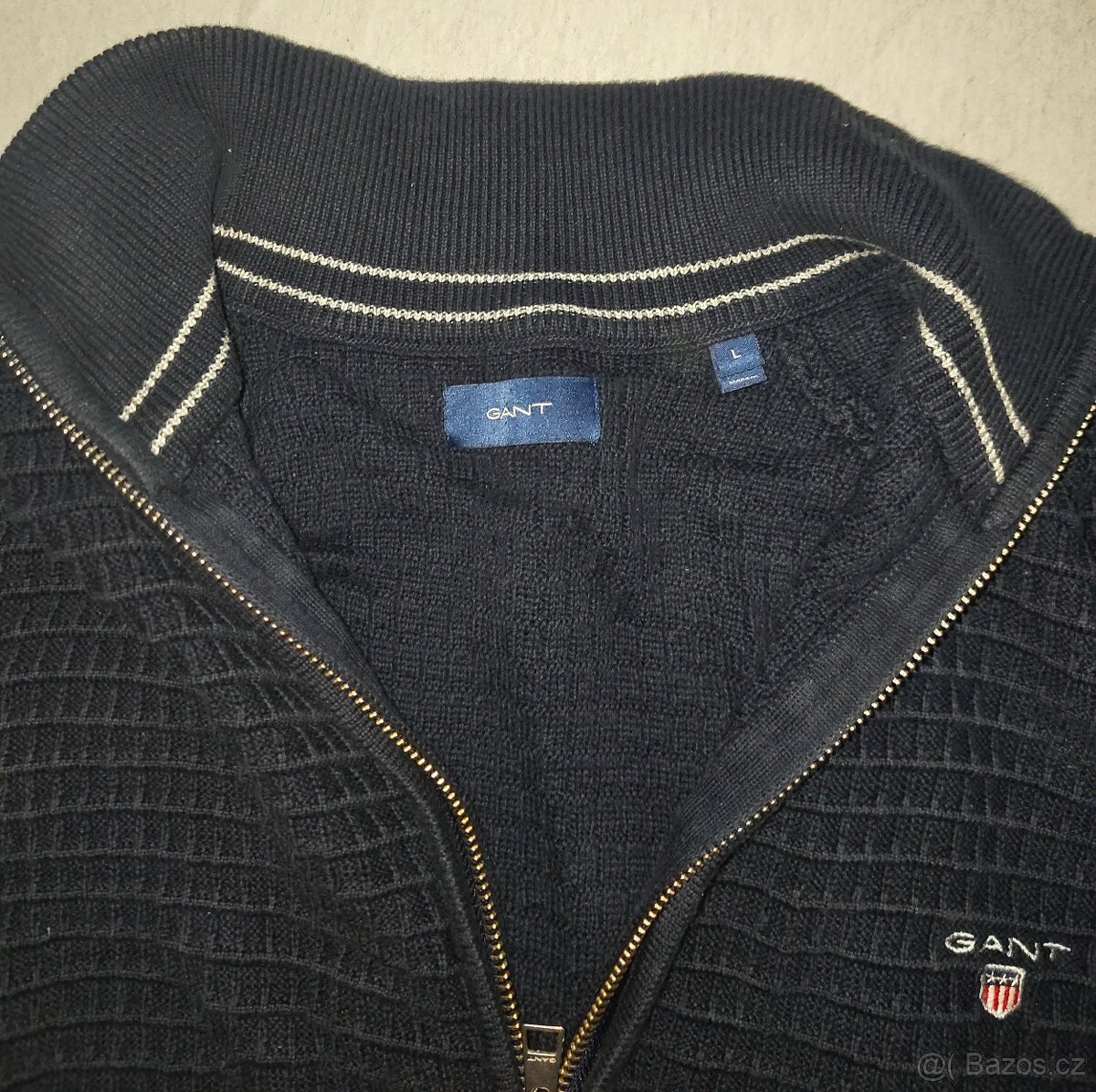 Pánský svetr GANT na zip – vel. L - 2