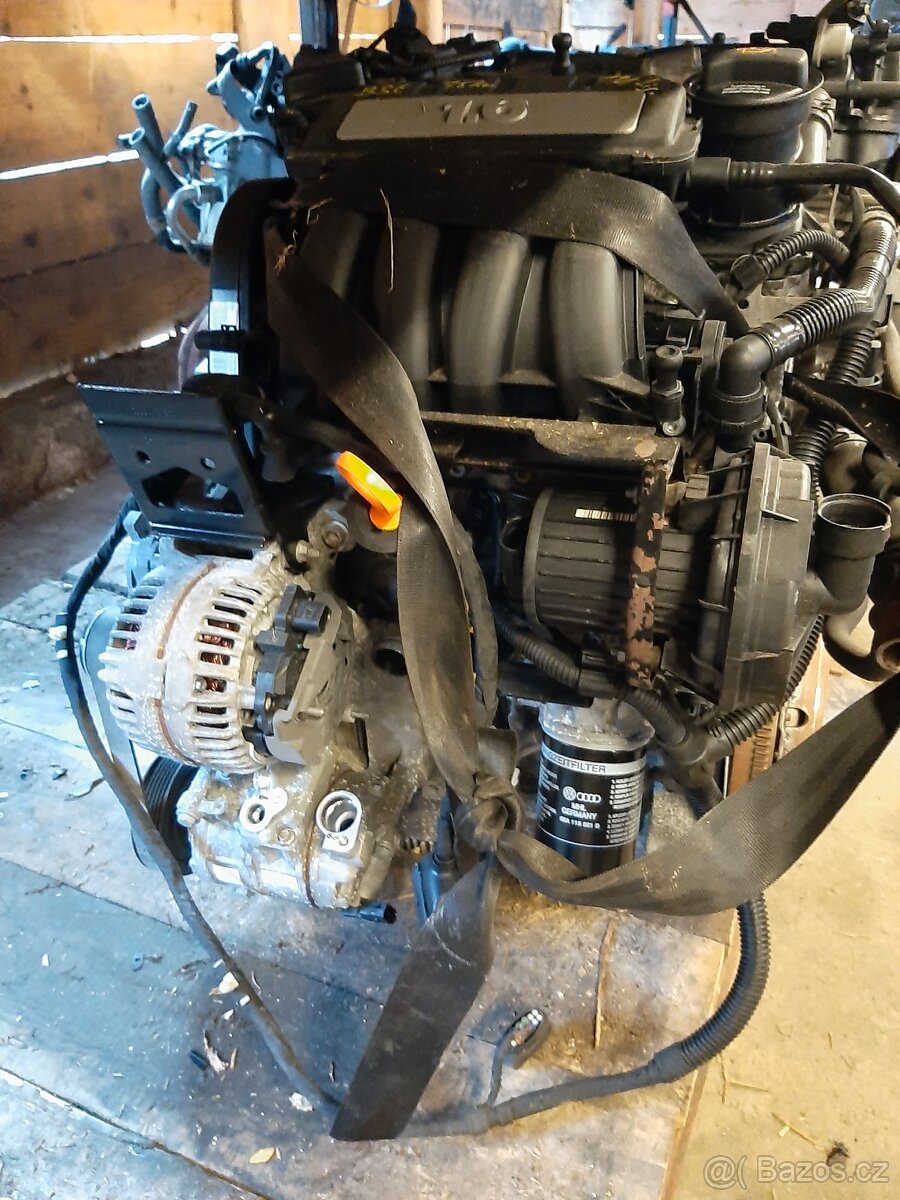 Nastrojený motor 1.6 MPI typ BSE výkon 75kw - 2