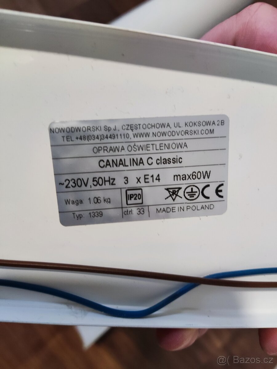 Canalina c classic 3xE14 - 2