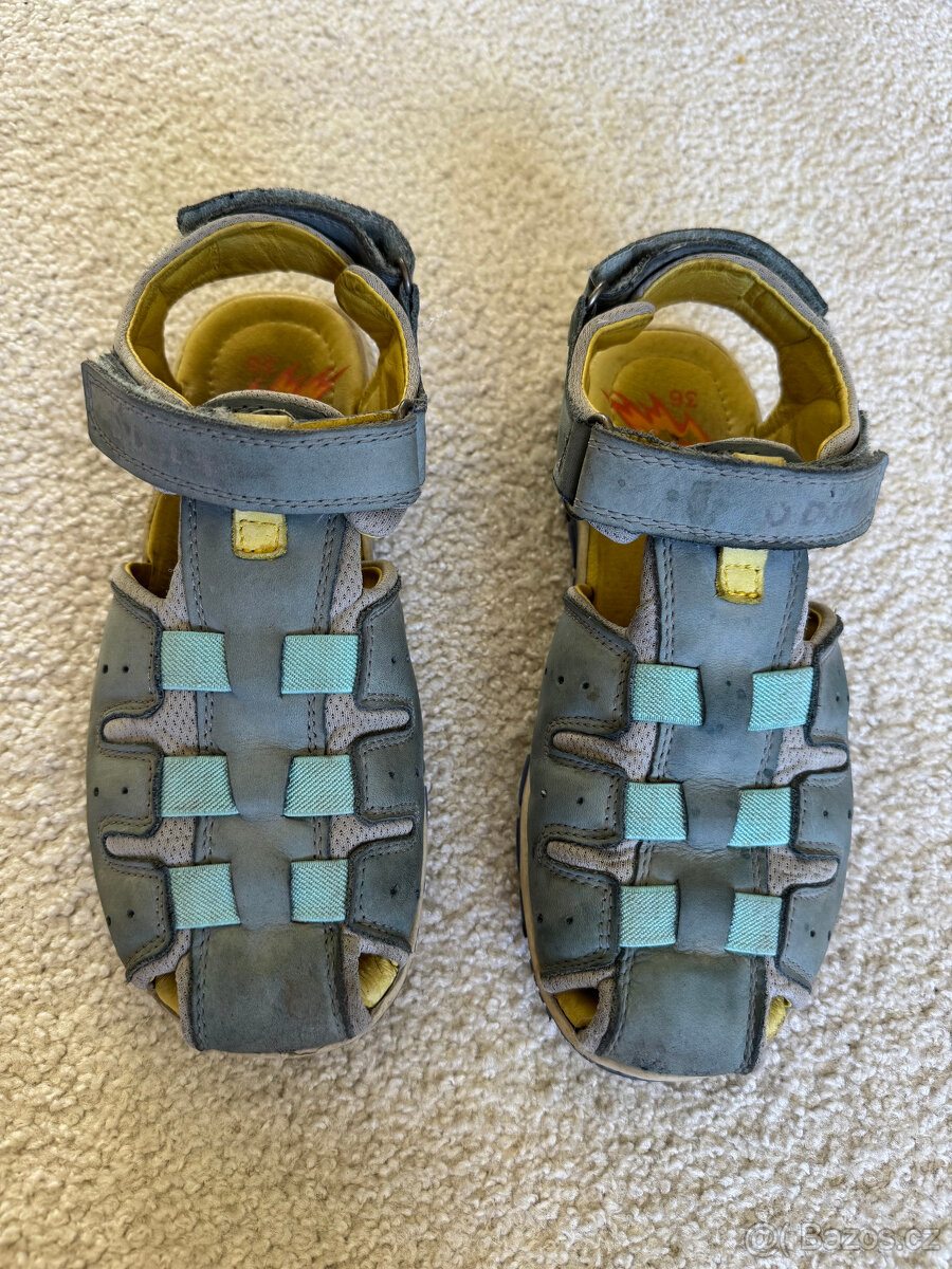 Celokožené sandály zn.D.D.step vel.36, - 2