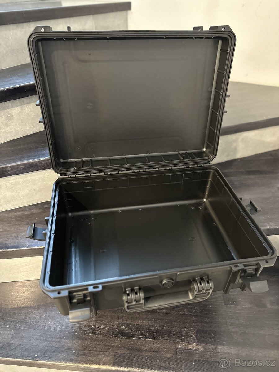 Nárazu, vodě, prachu odolný kufr MAX505 - černý (prázdný) - 2