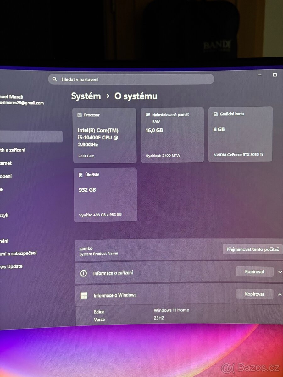Herní PC RTX 3060 Ti 8GB - 2