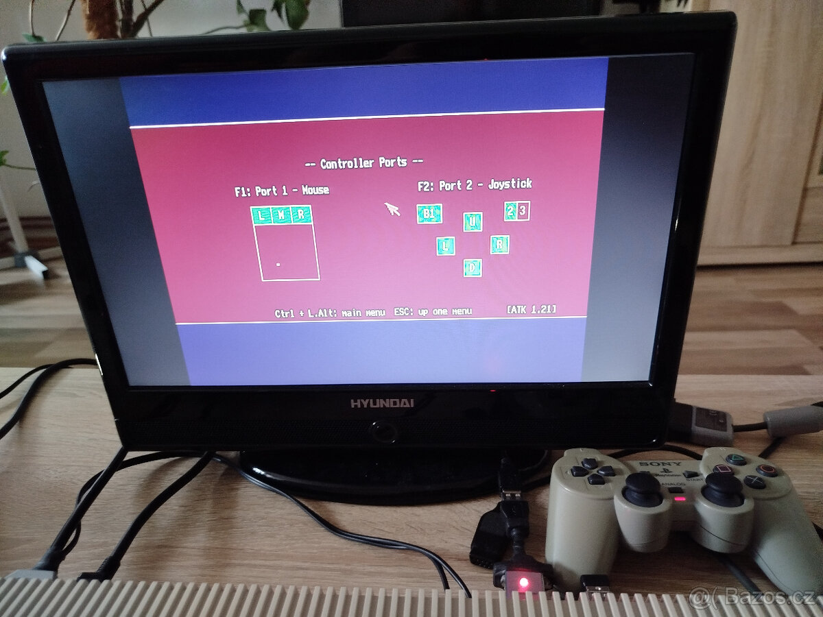 Amiga/Atari/C64 usb redukce myš/gamepad emulace CD32 - 2