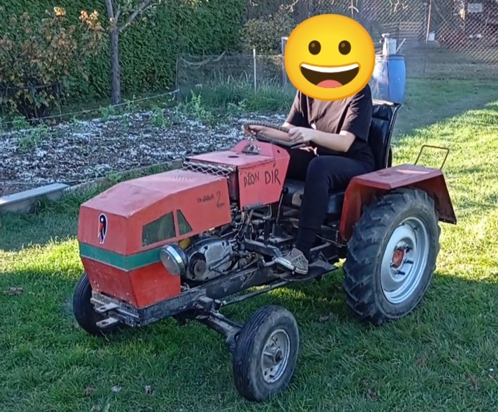 Malotraktor domácí vyroby - 2