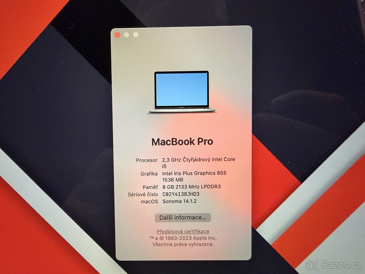 CTO MacBook Pro 13 TouchBar 2018 i5 / 8GB / 500GB - 2