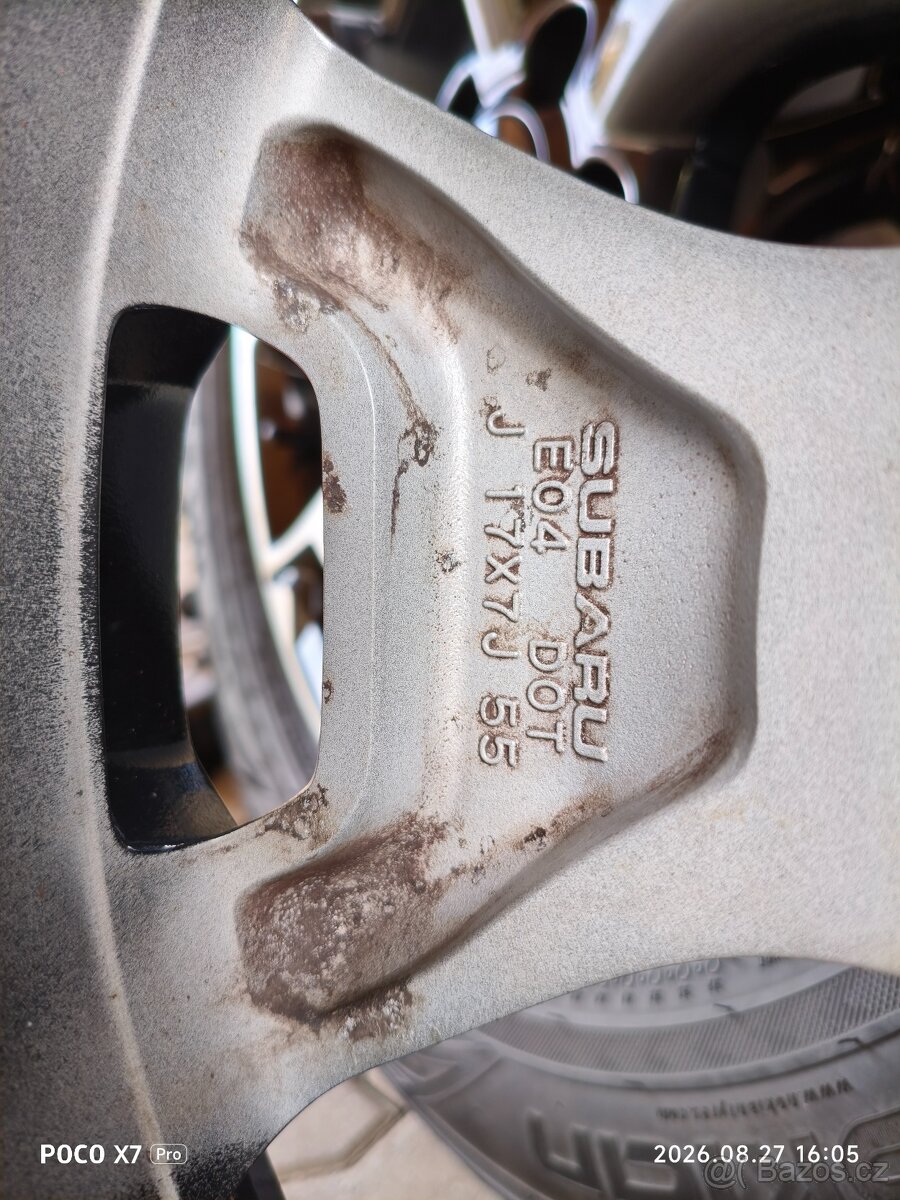 Alu kola Subaru 17 palců - 2