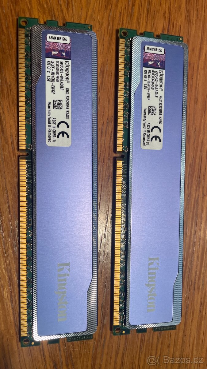 Kingston HyperX Blu 16GB (2x8GB) DDR3 - 2