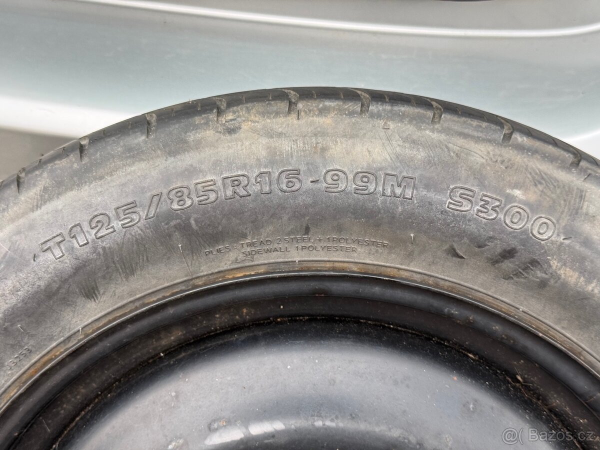 Ford Focus 2 dojezdová rezerva 125/85 R16 - 2