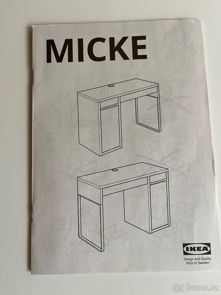 Nový pracovní stůl Ikea Micke 105x50cm - 2
