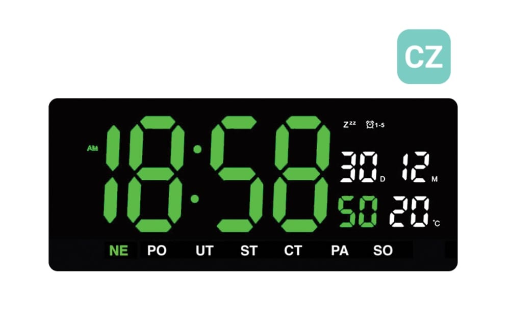 DIGITÁLNÍ HODINY PH-01 - 2