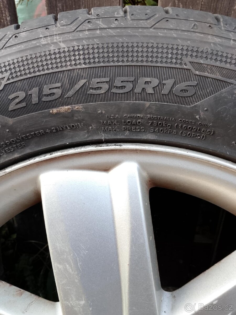 Alu disky Renault 215/55/R16 Letní Hankook - 2