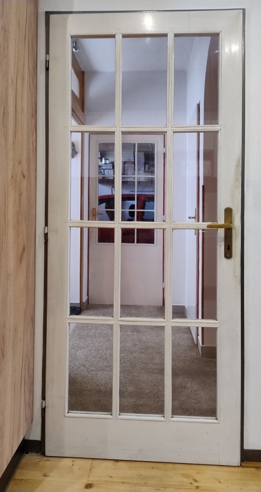 Prodám dveře 80L 3/3 + 80P 2/3, 60L plné bílé - 2