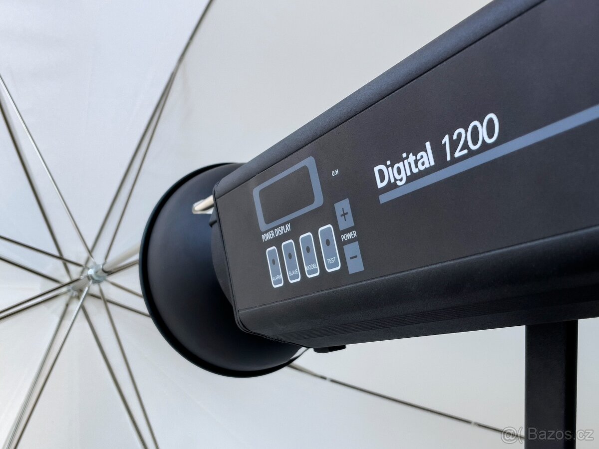 Prodám sadu 2 silných záblesků FOMEI 1200Ws - 2