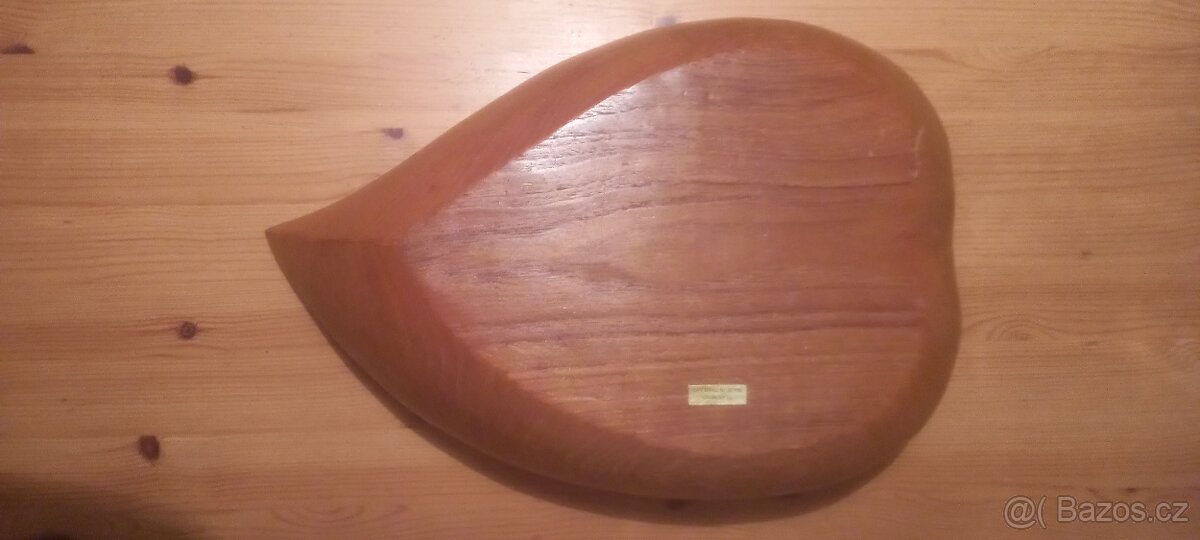 Dřevěná mísa- ruční prace- teakové dřevo - 2