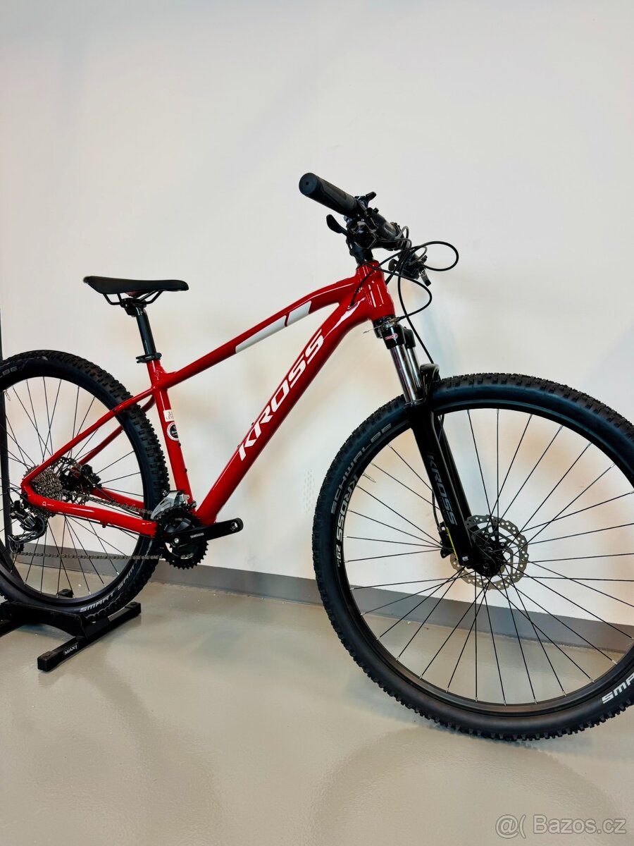 Kross LEVEL 3.0 SR - červená/bílá - M - 2