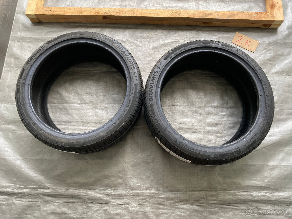 225 40 19 Barum, pneu letní, nové, 2ks - 2