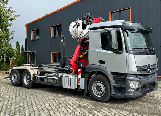 Mercedes-Benz Actros - nosič kontejnerů s hydraulickou rukou - 2