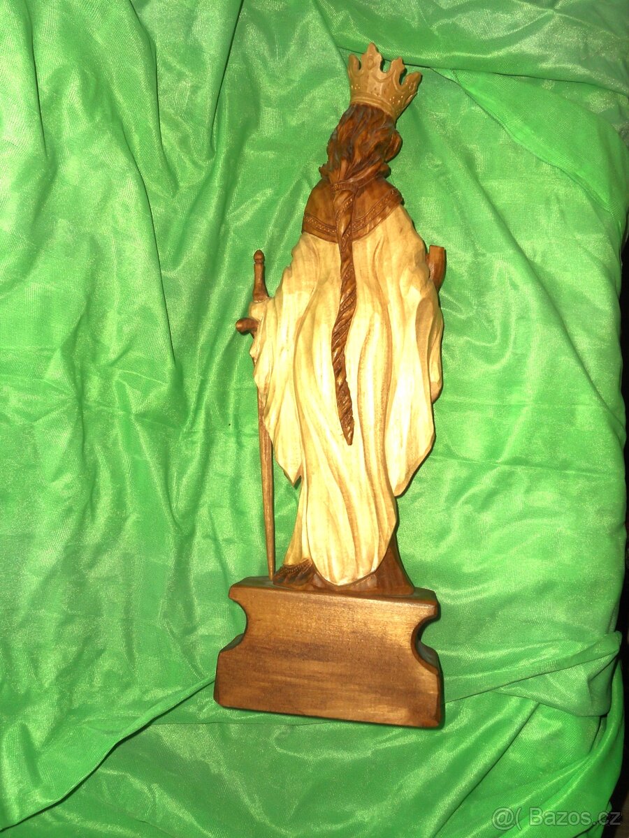 Dřevěná socha sv. Kateřina - 2