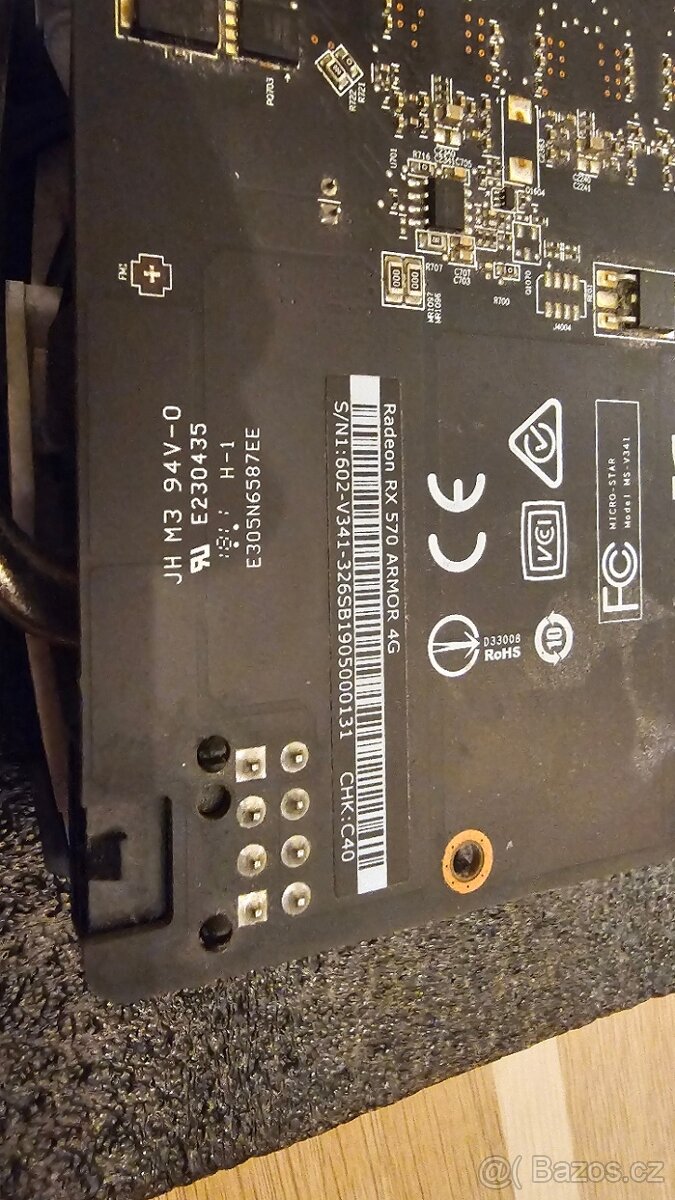 MSI RADEON RX570 ARMOR 4gb - 2