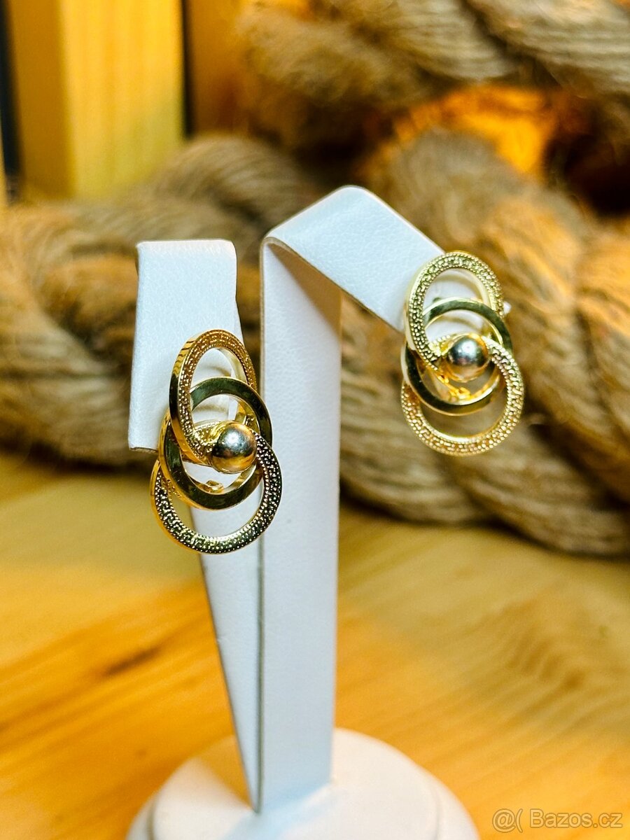 Zlaté náušnice 3,40g - 2