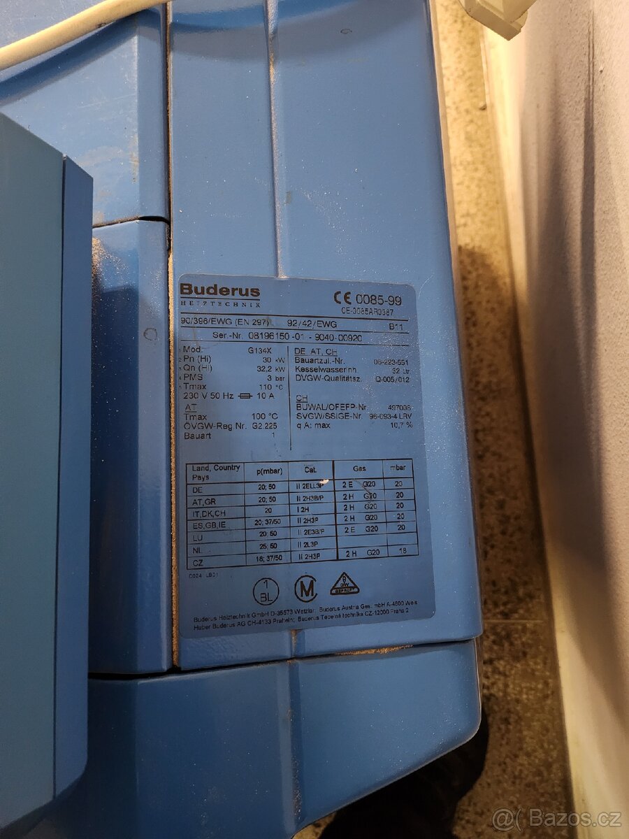 Plynový kotel Buderus Logano G134 - 2