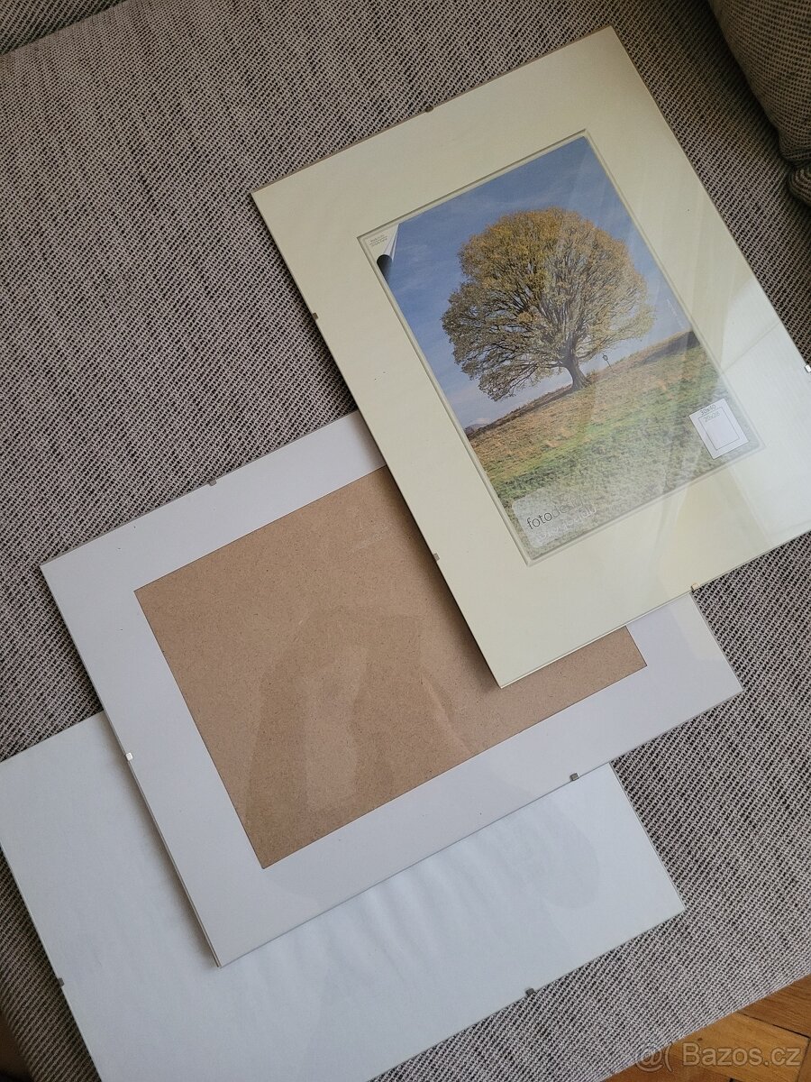 Tři skleněné clip rámy 30x40 cm - 2