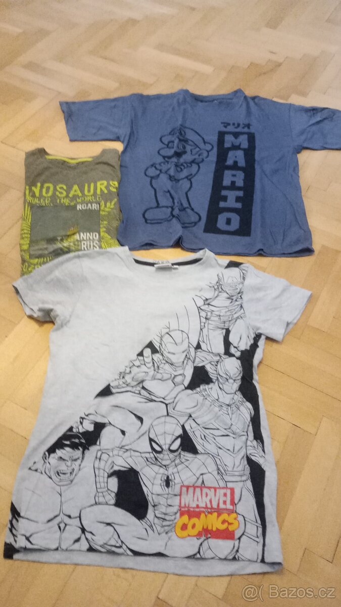 Klučičí trička vel. 146-164 - 2