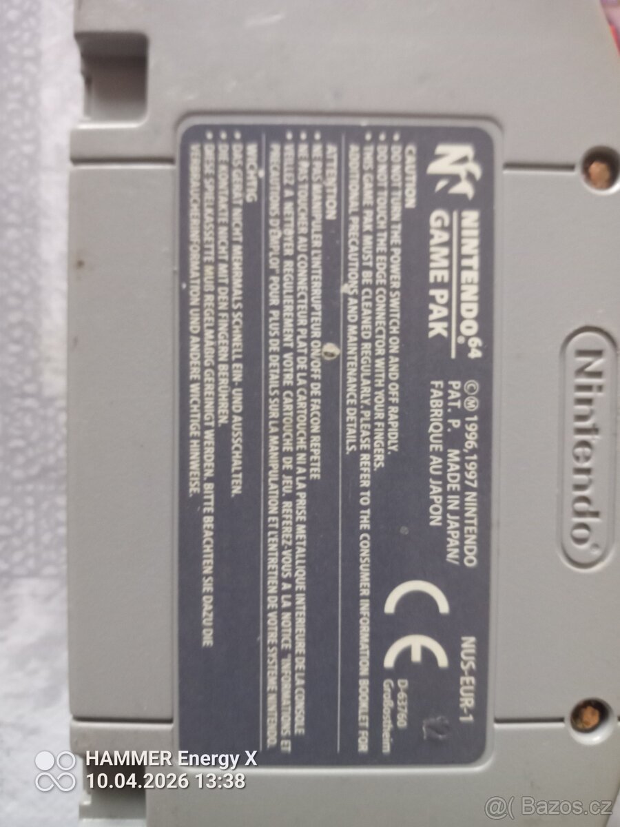 Kazeta Nintendo 64 super Mario - 2