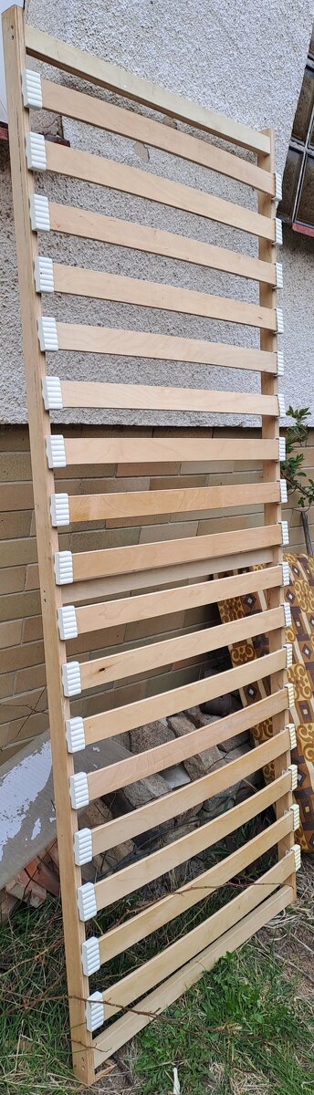 Rošt lamelový - 2ks, 200 x 90 cm, levně - 2