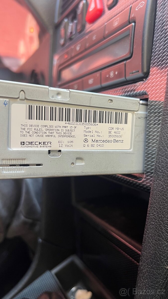 Výměna za rádio Bosch Comand 2.0 - Autorádio Becker Mexico - 2