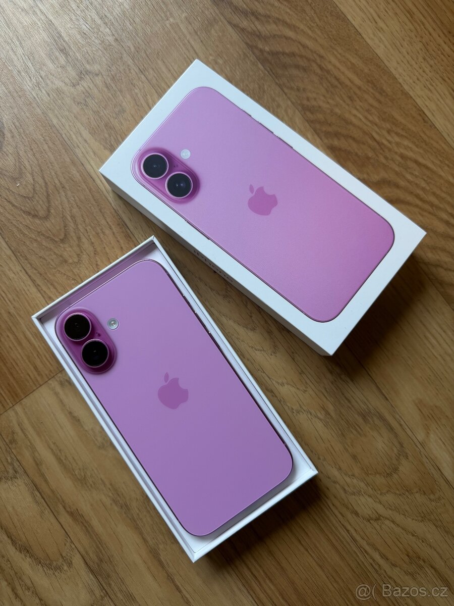 Apple iPhone 16 128GB růžový - 2