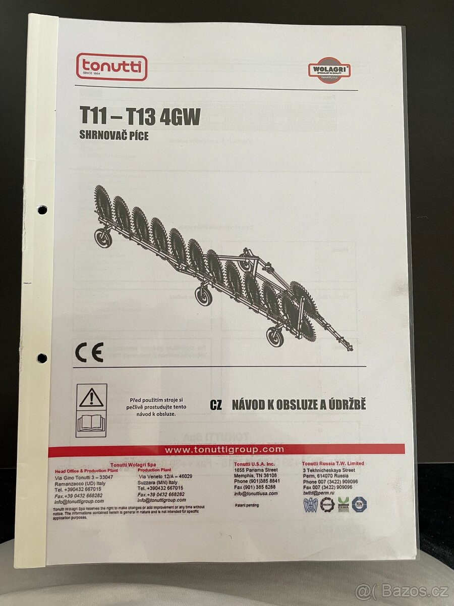 Obraceč slámy a nahrabovač sena - 2