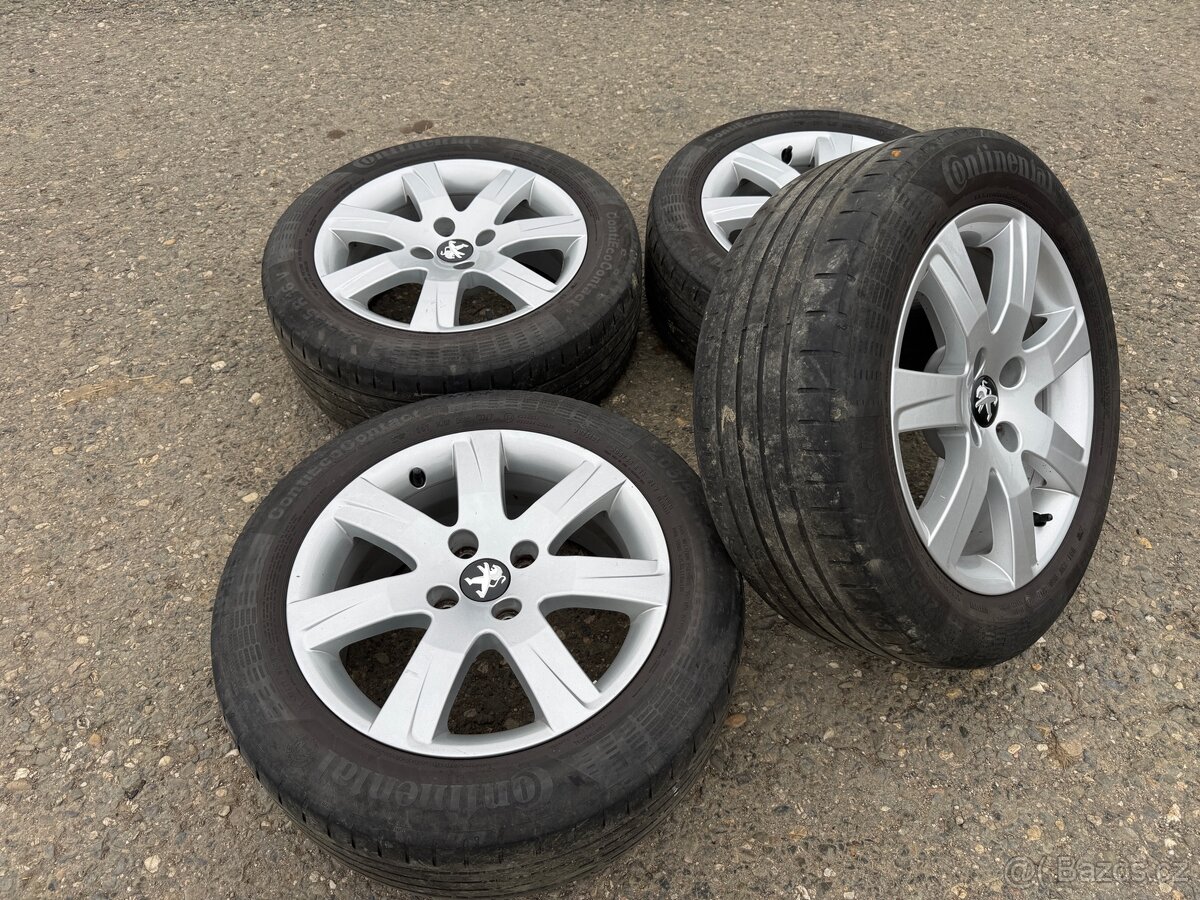 Alu kola 4x108 R16 včetně pneu 205/55/16 - 2