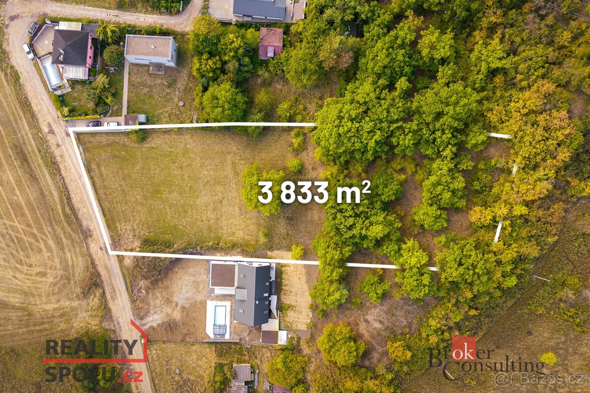 Prodej, pozemky/bydlení, 3833 m2, samota Na Vinici, Beroun-M - 2