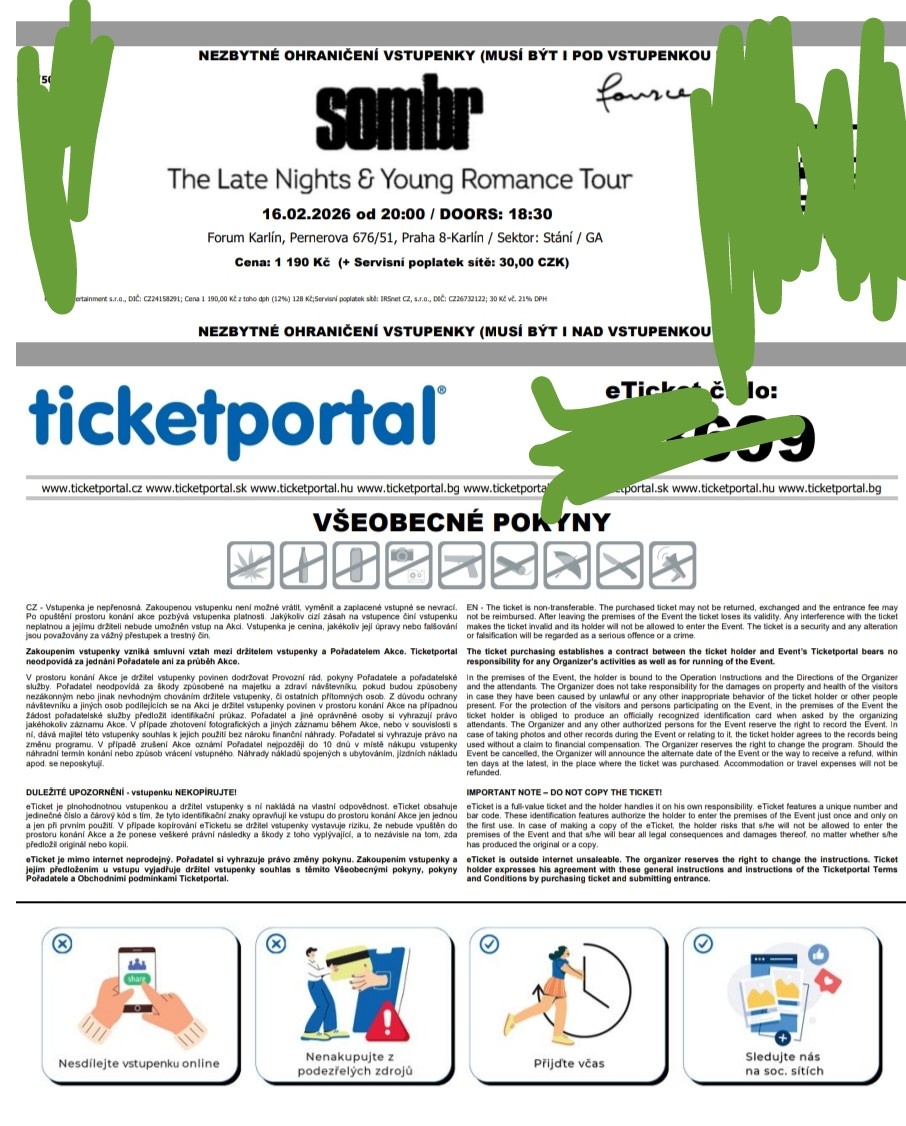 Sombr 2026 únor - 2