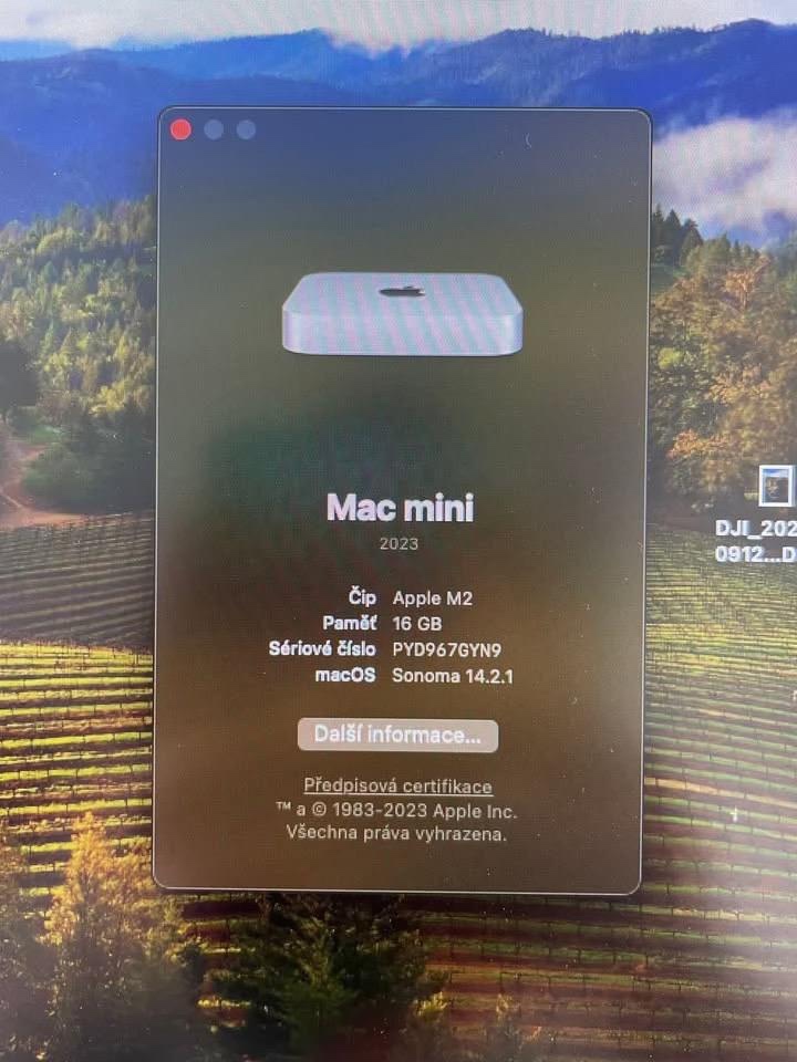 Apple Mac mini M2 (2023) – 16 GB RAM, 512 GB SSD – TOP stav - 2